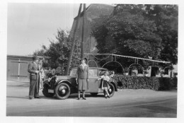 Photographie Vintage Photo Snapshot Automobile Voiture Car Auto Cabriolet - Automobiles