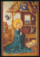 CPSM / CPM 10.5 X 15 Allemagne (212) Bavière MÜNCHEN Munich Alte Pinakothek Adoration De L'Enfant Stefan Lochner 1440 - München