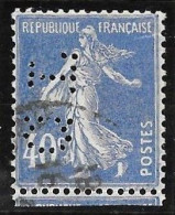 1 04	25	08	N°	237	Perforé	-	CL 201	-	CREDIT LYONNAIS - Used Stamps