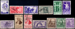Italia Regno 1932/37 Lotto 13 Valori - Oblitérés