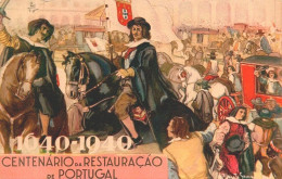HISTÓRIA DE PORTUGAL - 3º Centenário Da Restauração De Portugal 1640-1940  (2 Scans) - Other & Unclassified