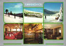 SMREKOVICA, MULTIPLE VIEWS, ARCHITECTURE, SKI RESORT, RESTAURANT, SLOVAKIA, POSTCARD - Slovakia