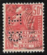 1 04	25	09	N°	272	Perforé	-	CL 201	-	CREDIT LYONNAIS - Used Stamps