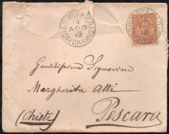 Italia Regno 1879  Umberto I° 20 Cent. - Marcophilie