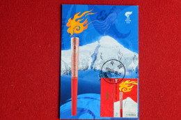 China Everest Olympic Maxicard Carte Maximum Chine Himalaya Mountaineering Escalade Alpinism - Climbing