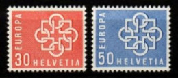 SUISSE      -    EUROPA  .   1959 .   Y&T N° 630 à 631 ** - 1959