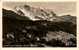 Inner-Wengen Und Die Jungfrau (32487) * 9. 8. 1928 - Wengen