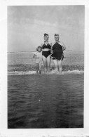 Photographie Vintage Photo Snapshot Blainville Sur Mer Plage Maillot Bain  - Orte
