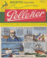 BUVARD & BLOTTER - BISCOTTE PELLETIER - Romainville - Série Les Grands Navigateurs N°104 - Jean Charcot 1867-1936 - Autres & Non Classés