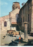 Lavaudieu Animée Abbaye De Lavaudieu Vaches - Other & Unclassified