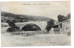D 84 Cpa ENTRECHAUX Pont De L Ouveze Et Le Moulin Ecrite 1925 N0175 - Sonstige & Ohne Zuordnung