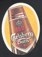 Bierviltje - Sous-bock - Bierdeckel : CARLSBERG DARK - 19 B   (B 1498) - Bierdeckel