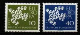 ALLEMAGNE    -    EUROPA  .   1961 .   Y&T N° 239 à 240 ** - Neufs