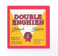 BIERVILTJE - SOUS-BOCK - BIERDECKEL - DOUBLE ENGHIEN - BLONDE - BRUNE  (B 1512) - Sous-bocks