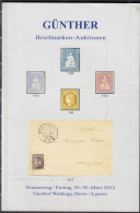 Auction Catalog 2012 Luzern GÜNTHER ⁕ Stamps Catalogue / Briefmarken-Auktionen ⁕ 1901 Items - 152 Pages - Unused - Switzerland