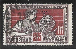 1 04	25	14	N°	212	Perforé	-	CL 201	-	CREDIT LYONNAIS - Used Stamps