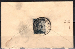 Italia Regno 1911-7-9 Su Busta Da Volturara Appula(FG) 15 Cent. Michetti A Destra (1910) - Marcophilie
