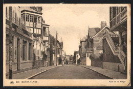 CPA Berck-Plage, Rue De La Plage  - Berck