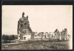 Foto-AK Gheluvelt, Kirch-Ruine  - Sonstige & Ohne Zuordnung