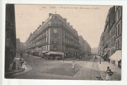 CP 75 PARIS 17eme Perspective Des Rues Meissonnier Et Jouffroy - Arrondissement: 17