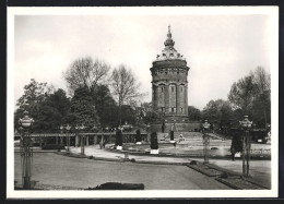 AK Mannheim, Am Wasserturm  - Mannheim