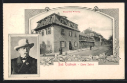 AK Kissingen, Obere Saline Mit Bismarck`s Wohnung, Portrait  - Bad Kissingen