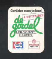 Bierviltje - Sous-bock - Bierdeckel :  PRIMUS - PEPSI - DE GORDEL 4 SEPTEMBER    (B 1536) - Sous-bocks