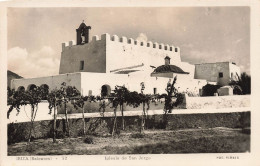 ESPAGNE - Ibiza (Baleares) - Iglesia De San Jorge - Vue Générale - Pot Vineis - Carte Postale Ancienne - Ibiza