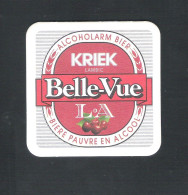 Bierviltje - Sous-bock - Bierdeckel   BELLE-VUE - KRIEK L.A    (B 1543) - Beer Mats