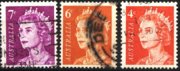 Used Stams Queen Elizabeth II  1966 1971 From Australia - Familles Royales