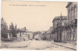 51 - CHALONS-sur-MARNE - Rue Carnot Et La Préfecture - Châlons-sur-Marne