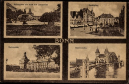 CPA Bonn Am Rhein, Marktplatz, Universität, Rheinbrücke, Kaiserplatz, Springbrunnen, Altes Rathaus - Other & Unclassified
