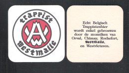 Bierviltje - Sous-bock - Bierdeckel    TRAPPIST   WESTMALLE   (B 1591) - Beer Mats