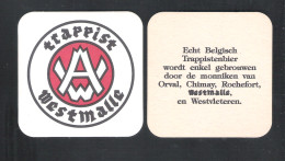 Bierviltje - Sous-bock - Bierdeckel    TRAPPIST   WESTMALLE   (B 1591) - Bierdeckel