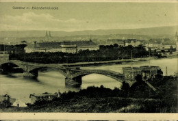 CPA Koblenz Am Rhein, Teilansicht, Eisenbahnbrücke - Other & Unclassified
