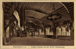 CPA Weinheim An Der Bergstraße Baden, Großer Festsaal Auf Der W.S.C. Wachenburg - Other & Unclassified