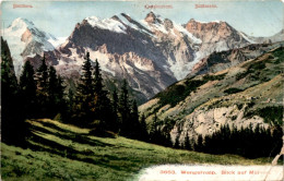 Wengernalp - Blick Auf Mürren (3663) * 4. 7. 1923 - Wengen