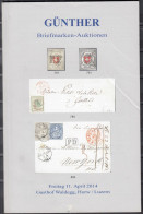 Auction Catalog 2014 Luzern GÜNTHER ⁕ Stamps Catalogue / Briefmarken-Auktionen ⁕ 1583 Items - 130 Pages - Unused - Suiza