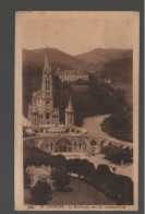 CPA - 65 - Lourdes - La Basilique Vue Du Château Fort - Circulée En 1926 - Lourdes