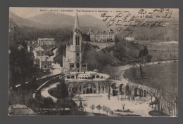 CPA - 65 - Lourdes - Vue Générale De La Basilique - Circulée En 1902 - Lourdes