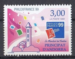 FRENCH ANDORRA 539,unused - Expositions Philatéliques