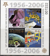 2006 Foglietto 50° Anniversario Prime Emissioni Europa CEPT - Bosnië En Herzegovina