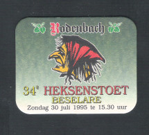 Bierviltje - Sous-bock - Bierdeckel    RODENBACH -  34e HEKSENSTOET - BESELARE 1995   (B 1601) - Sous-bocks