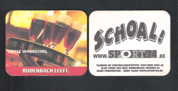 Bierviltje - Sous-bock - Bierdeckel    RODENBACH  LEEFT  -  SCHOAL !  (B 1604) - Sous-bocks