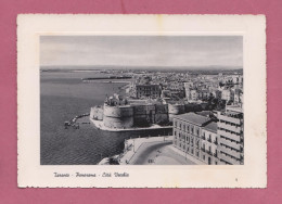 Taranto, Panorama, Città Vecchia- Standard Size, Divided Back; Ed. Ettore De Pace, Taranto. Cancelled And Mailed - Taranto