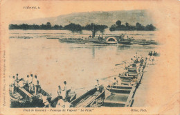 CPA Vienne-Pont De Bateaux-Passage Du Vapeur Le Pilat     L2949 - Vienne