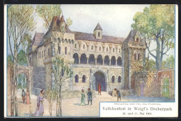 Künstler-AK Wien, Veilchenfest In Weigl`s Dreherpark 1905  - Autres & Non Classés