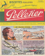 BUVARD & BLOTTER - BISCOTTE PELLETIER - Romainville - Série Les Grands Navigateurs N°121 - Jean MERMOZ - Andere & Zonder Classificatie