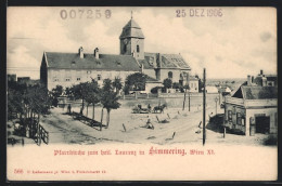 AK Wien-Simmering, Pfarrkirche Zum Heiligen Laurenz  - Autres & Non Classés