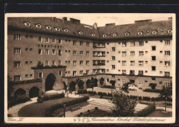 AK Wien, Gemeindebau In Der Eberthof-Hütteldorferstrasse  - Autres & Non Classés